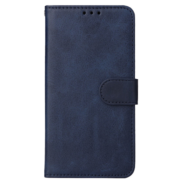 SKALO iPhone 16 Pro Max PU-læder Pungetui - Vælg farve Blue