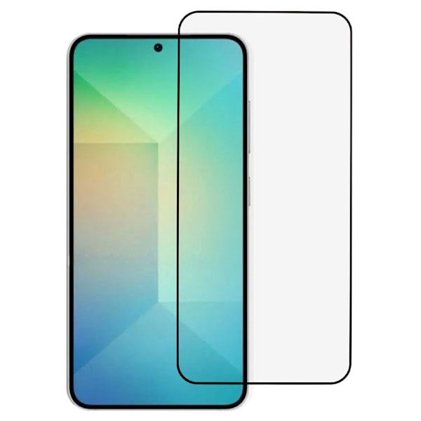 SKALO Samsung S25+ Heltäckande Skärmskydd Härdat Glas - Svart Svart