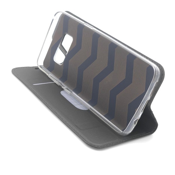 SKALO Samsung S8 Pungetui Ultra-tyndt design - Vælg farve Dark grey