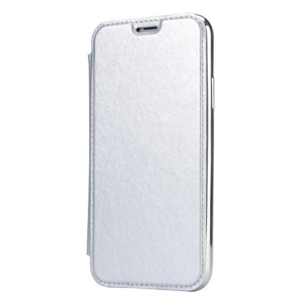 SKALO iPhone 11 Pro Max Plånboksfodral TPU Ultraslim design - Fl Silver