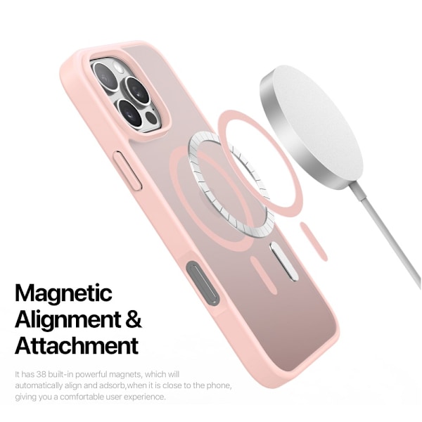 DUX DUCIS iPhone 16 Pro Yind Series Matta viimeistely Suojakuori - Pinkki Pink