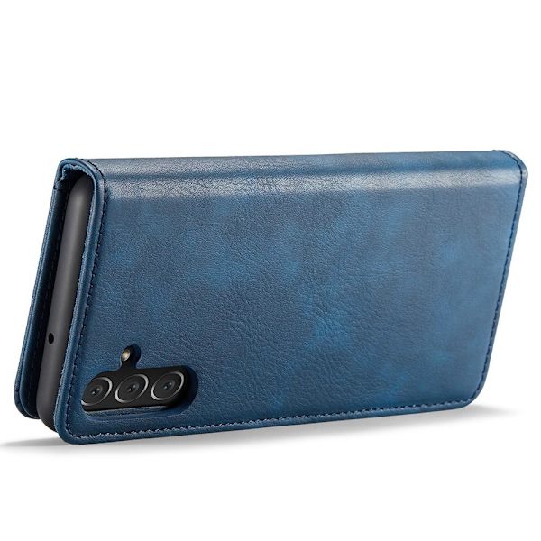 DG MING Samsung A04s 4G 2-in-1 magneetti lompakkokotelo - Sininen Blue