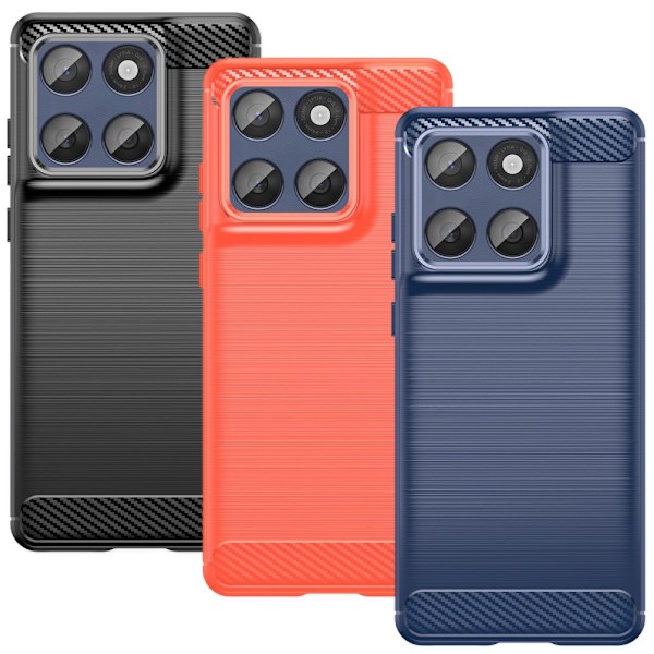 SKALO Motorola Edge 60 Armor Carbon Skal - Fler färger Röd