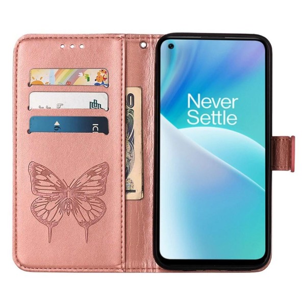 SKALO OnePlus Nord 2T 5G Mandala Plånboksfodral - Roséguld Rosa guld