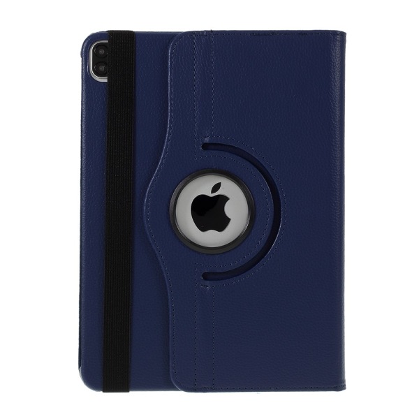 SKALO iPad Pro 11" 360 Litchi Flip Cover - Mørkeblå Dark blue