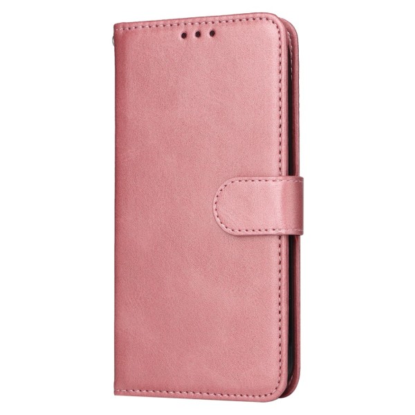 SKALO OnePlus 12 5G PU-nahkainen Lompakkokotelo - Valitse väri Pink