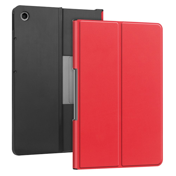SKALO Lenovo Tab Plus 11.5" Duofold PU-Läder Fodral - Röd Röd