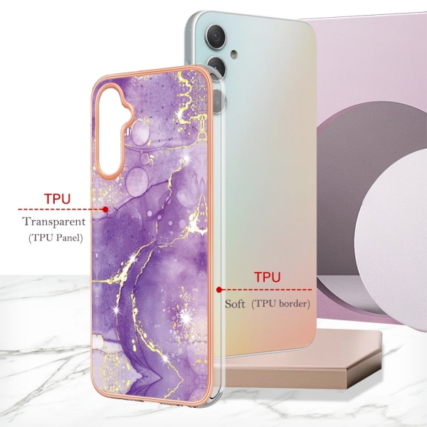SKALO Samsung A25 5G Marmor TPU-cover - #1 Multicolor
