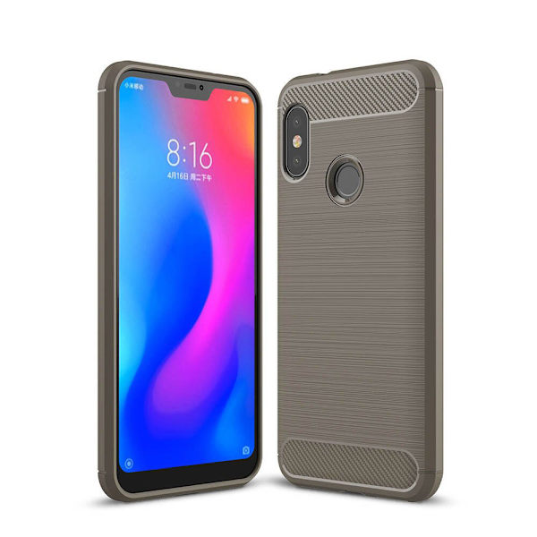 Stöttåligt Armor Carbon TPU-skal Xiaomi Mi A2 Lite - fler färger Svart