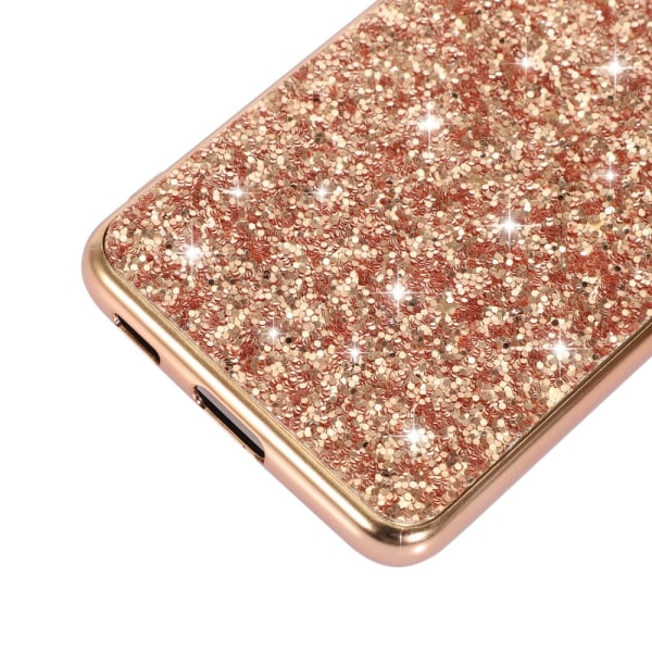 SKALO Samsung S24 Glitteriä TPU Suojakuori - Kulta Gold