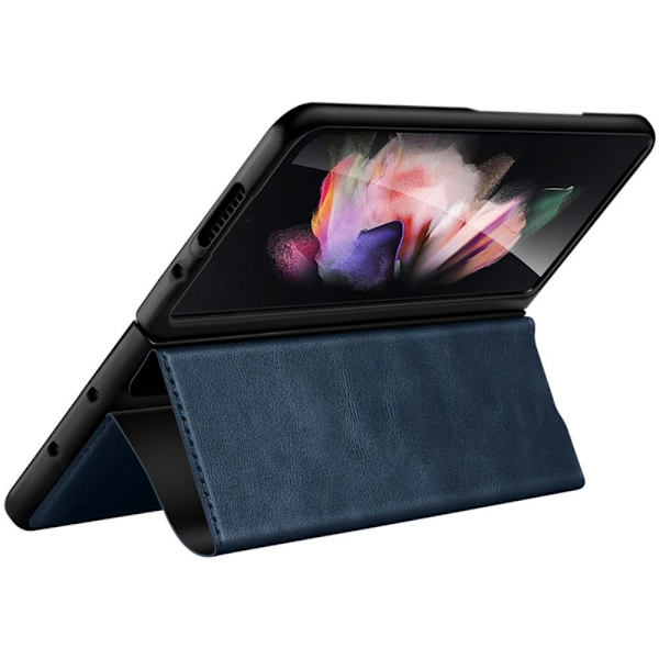 SKALO Samsung Z Fold5 SULADA PU-Läder Fold Fodral - Svart Svart