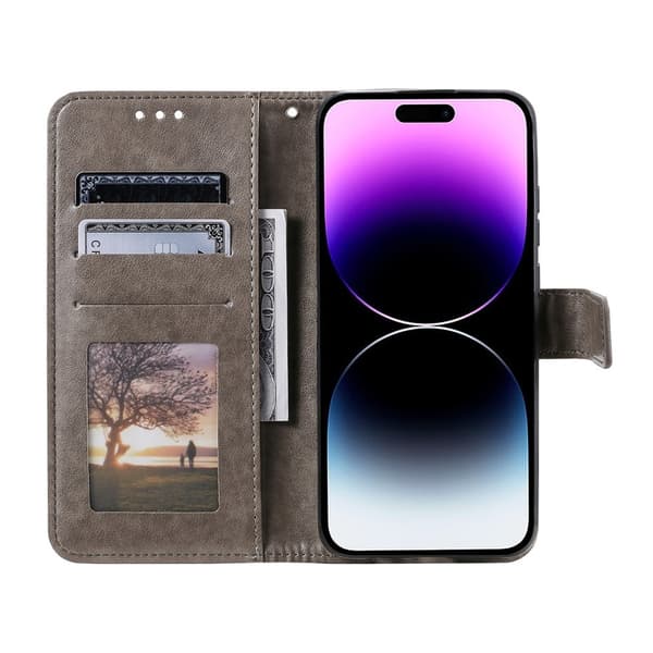 SKALO iPhone Air Mandala Plånboksfodral - Grå grå