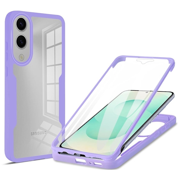SKALO Samsung S25 Edge 360 TPU Suojakuori - Violetti Purple