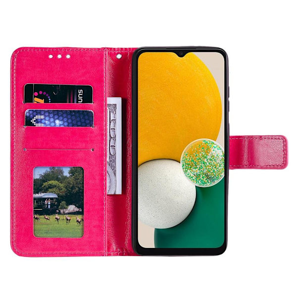 SKALO Samsung A13 4G Mandala Flip Cover - Cerise Cerise