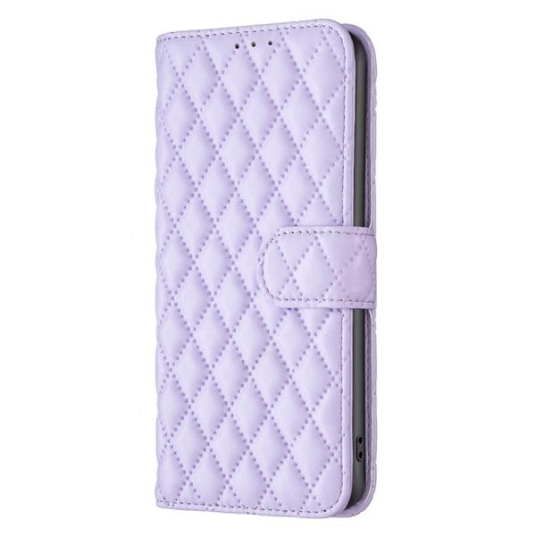 SKALO Motorola Moto G35 5G BINFEN COLOR Tikattu Lompakko - Violetti Purple