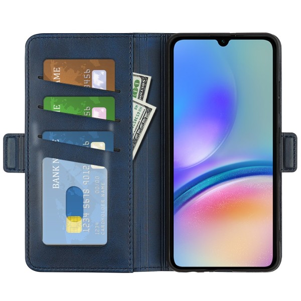 SKALO Samsung A05s 4G Premium Plånboksfodral - Blå Blå