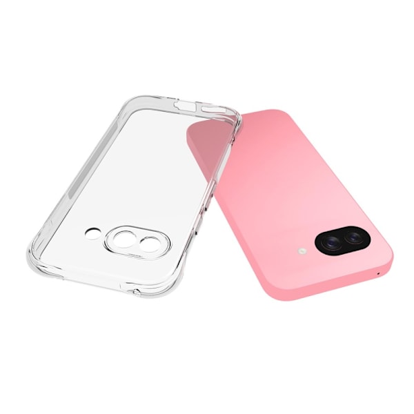 SKALO Google Pixel 9a Extra strong TPU Suojakuori - Läpinäkyvä Transparent