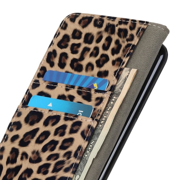 SKALO Samsung A22 5G Leopard mönstrad Plånboksfodral i PU Läder multifärg