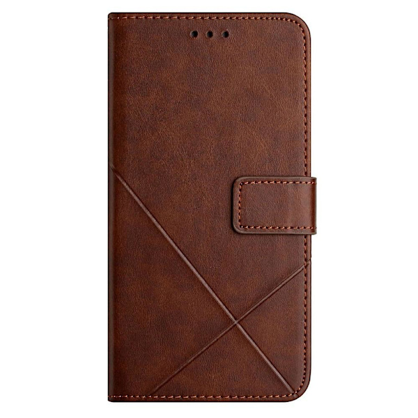 SKALO Xiaomi Redmi 10C Embossed Plånboksfodral i PU-Läder - Brun Brun