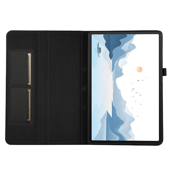 SKALO Lenovo Tab P12 Stofkuffert - Sort Black