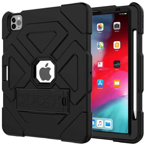 SKALO iPad Air (2020/2022) Extra Shockproof Armor Iskunkestävä kuori - Musta Black