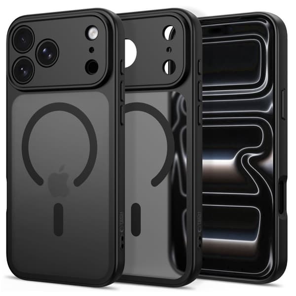 Tech-Protect BasicMag MagSafe Sover til iPhone 17 Pro Max - Matsort Black
