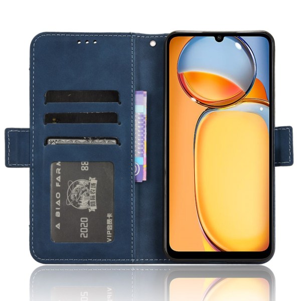SKALO Xiaomi Redmi 13C 4G 6-FACK Plånboksfodral - Blå Blå