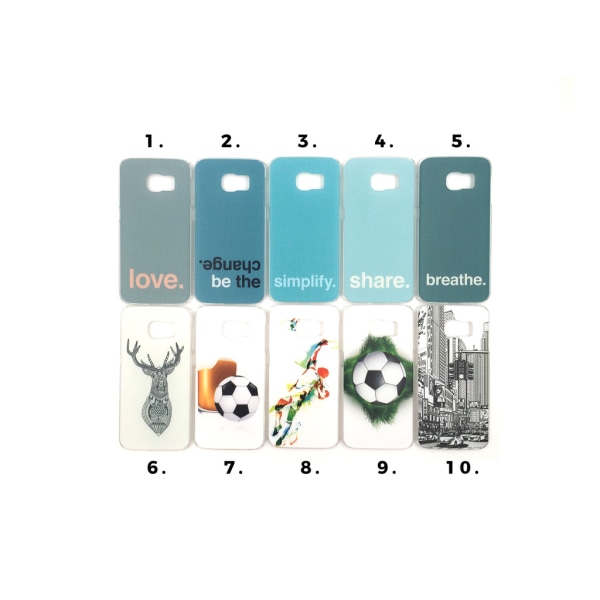 Cover med motiv Samsung S6 Edge MultiColor #10