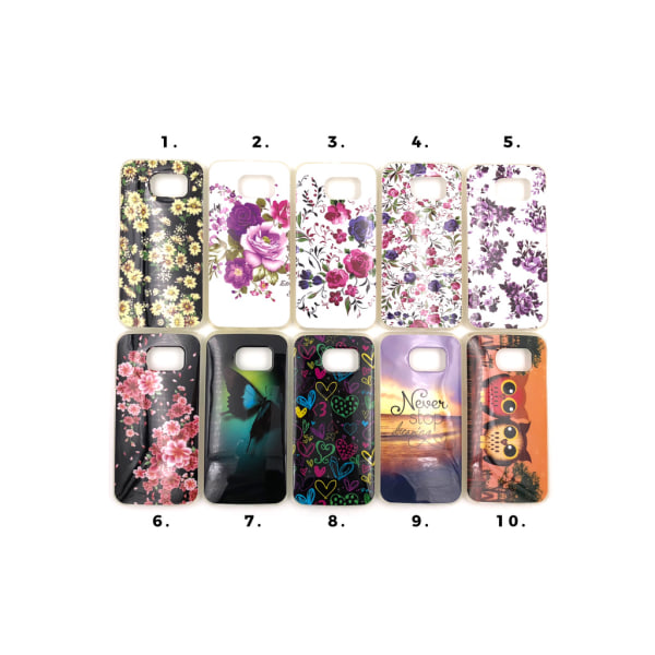 TPU etui med motiv Samsung S6 MultiColor #3