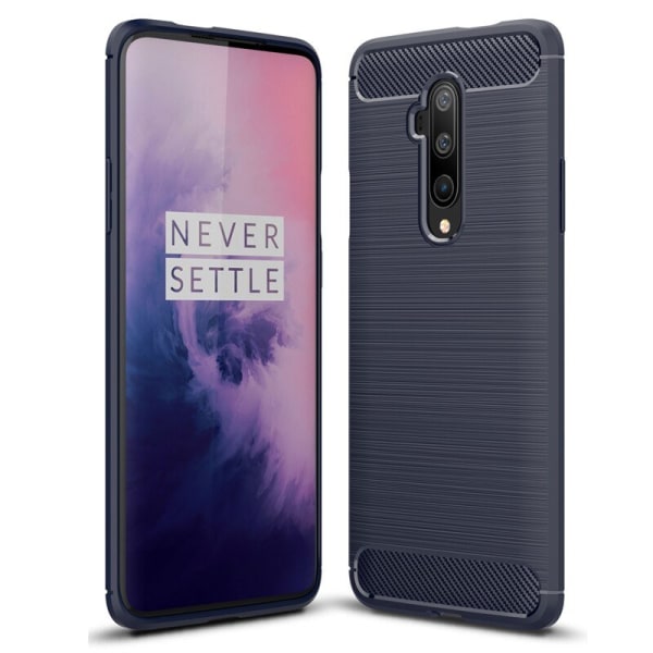 Stødsikker Armour Carbon TPU cover Oneplus 7T Pro - flere farver Blue