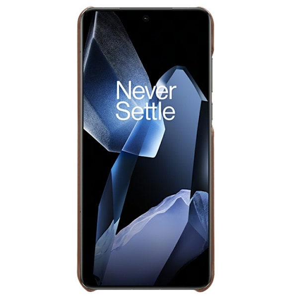 SKALO OnePlus 13 PU-Läder Korthållare Skal - Brun Brun