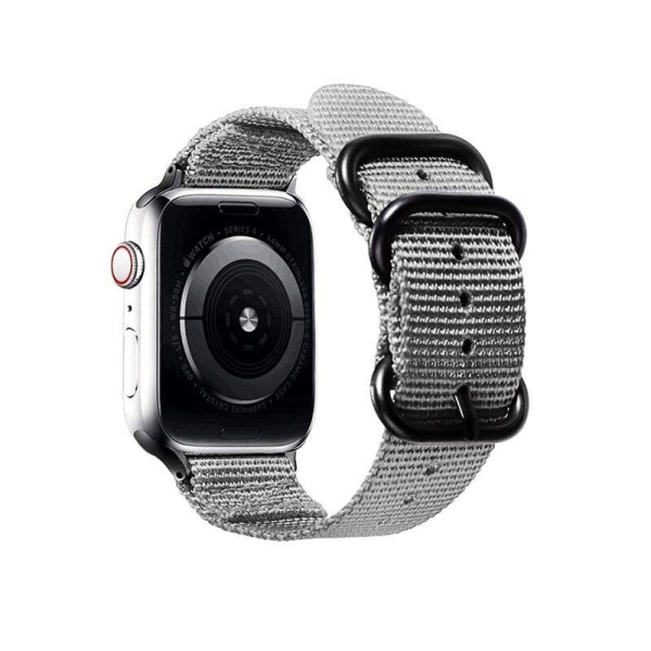 SKALO Nato Ranneke Nailona Apple Watch 38/40/41mm - Valitse väri Grey