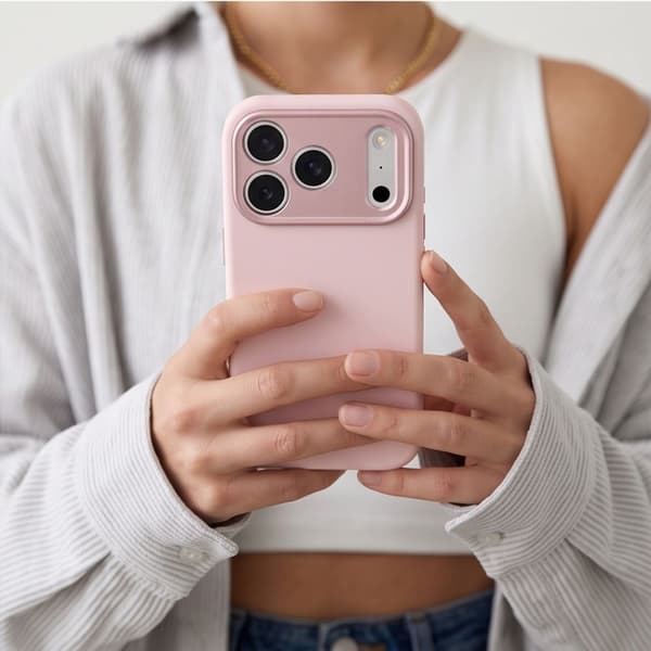 Tech-Protect Uniq MagSafe CC Cover til iPhone 18 Pro - Soft Pink Pink
