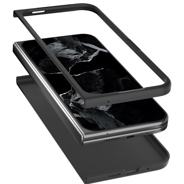 ABEEL Google Pixel 9 Pro Fold Skin Touch Suojakuori - Musta Black