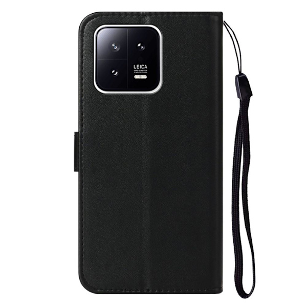 SKALO Xiaomi 13 5G Plånboksfodral i PU-Läder - Svart Svart