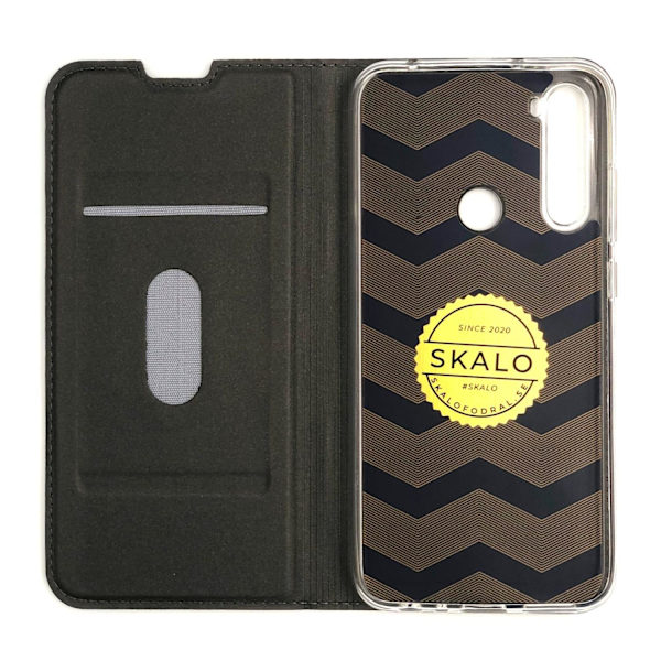 SKALO Xiaomi Redmi Note 8T Pungetui Ultra-tyndt design - Vælg farve Dark grey