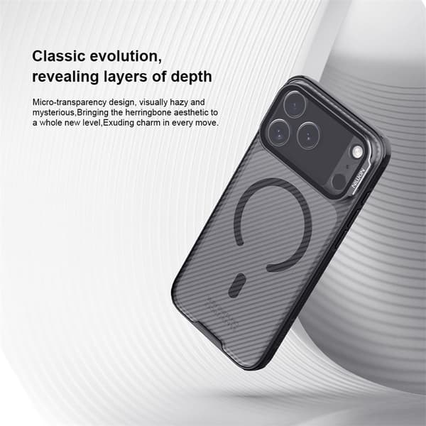 NILLKIN Camshield Prop Magnetic Series Cover til iPhone 18 Pro Max - Sort Black