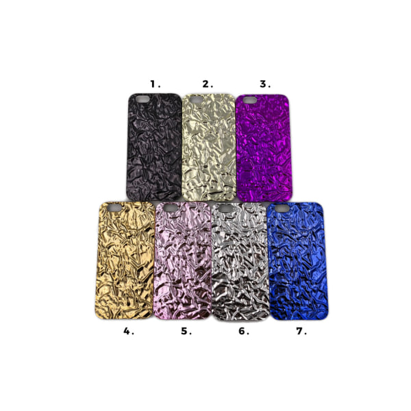 Textur 3D Skal till iPhone 6/6S Purple