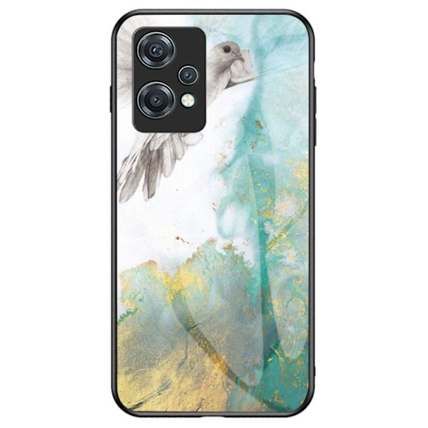 SKALO OnePlus Nord CE 2 Lite 5G Marmor Härdat Glas TPU-skal - Motiv 2 multifärg
