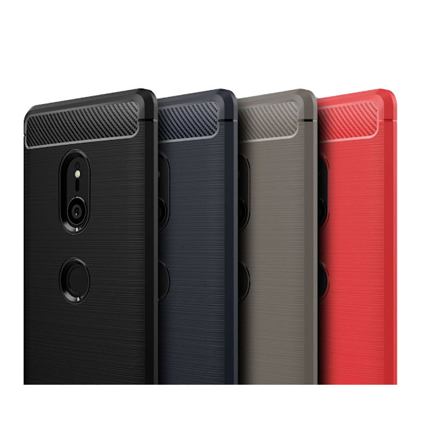Stöttåligt Armor Carbon TPU-skal Sony Xperia XZ3 Red