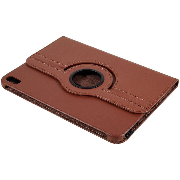 SKALO iPad 10.9 (2022) 360 Litchi Kotelo - Ruskea Brown