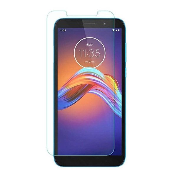 SKALO Moto E6 Play Panssarilasi Näytönsuoja Transparent