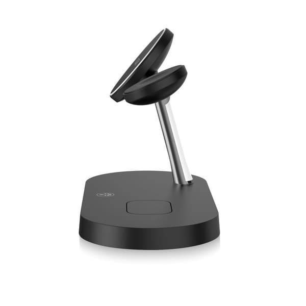 Tech-Protect A12 3-i-1 MagSafe trådløs oplader 15W - Sort Black