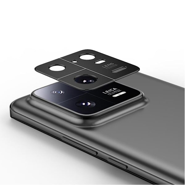2-PACK SKALO Xiaomi 13 Pro 5G 3D Linsskydd/Kameraskydd Härdat Glas Svart
