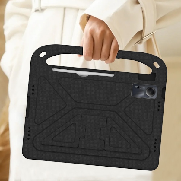 SKALO Xiaomi Redmi Pad SE Barnskal med handtag och ställ - Svart Svart