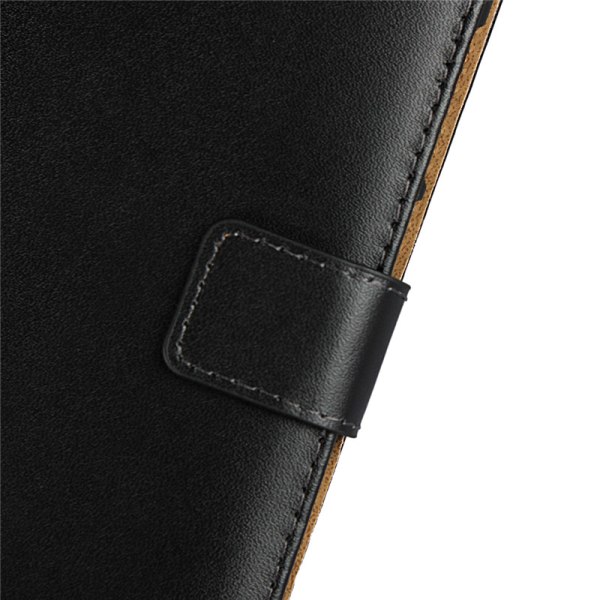 Plånboksfodral Äkta Skinn Xiaomi Mi Mix 2 Black
