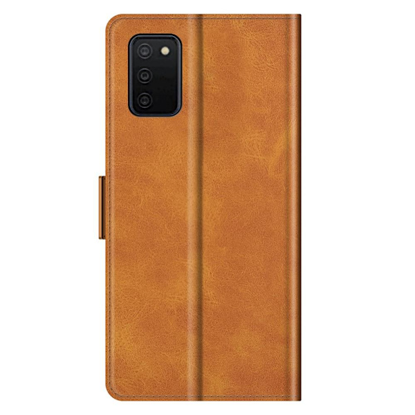 SKALO Samsung A02s / A03s Premium Plånboksfodral - Ljusbrun Light brown