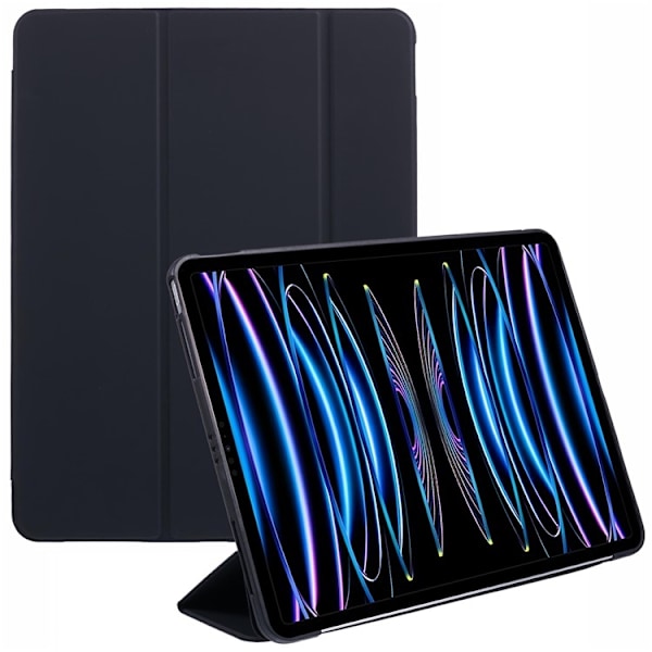 SKALO iPad Pro 12.9 (Gen 4/5/6) Trifold Suojakotelo - Musta Black