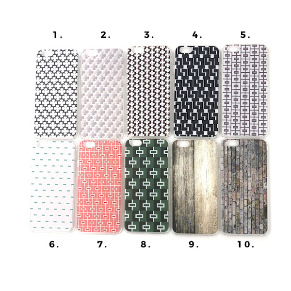 Skal med motiv iPhone 6/6S MultiColor Motiv 3