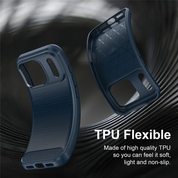 SKALO Armor Carbon  för iPhone 18 Pro Max Cover til iPhone 18 Pro Max - Vælg farve Blue